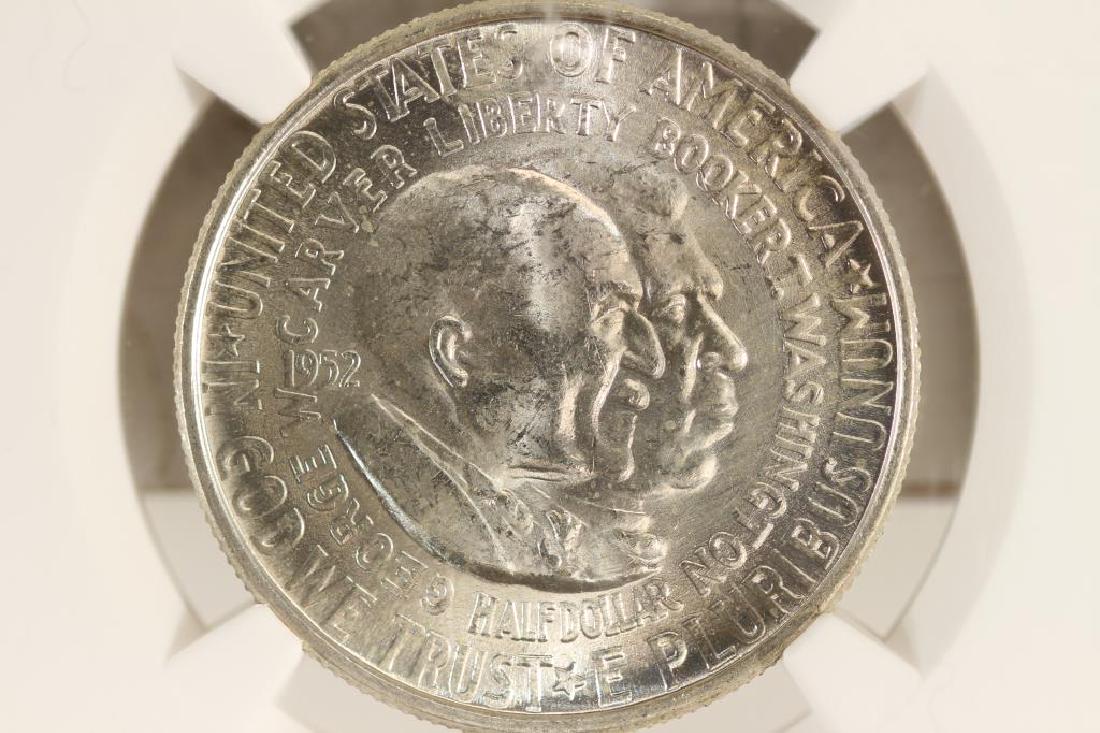 1952 WASHINGTON/CARVER HALF DOLLAR NGC MS64 (1 of 3)