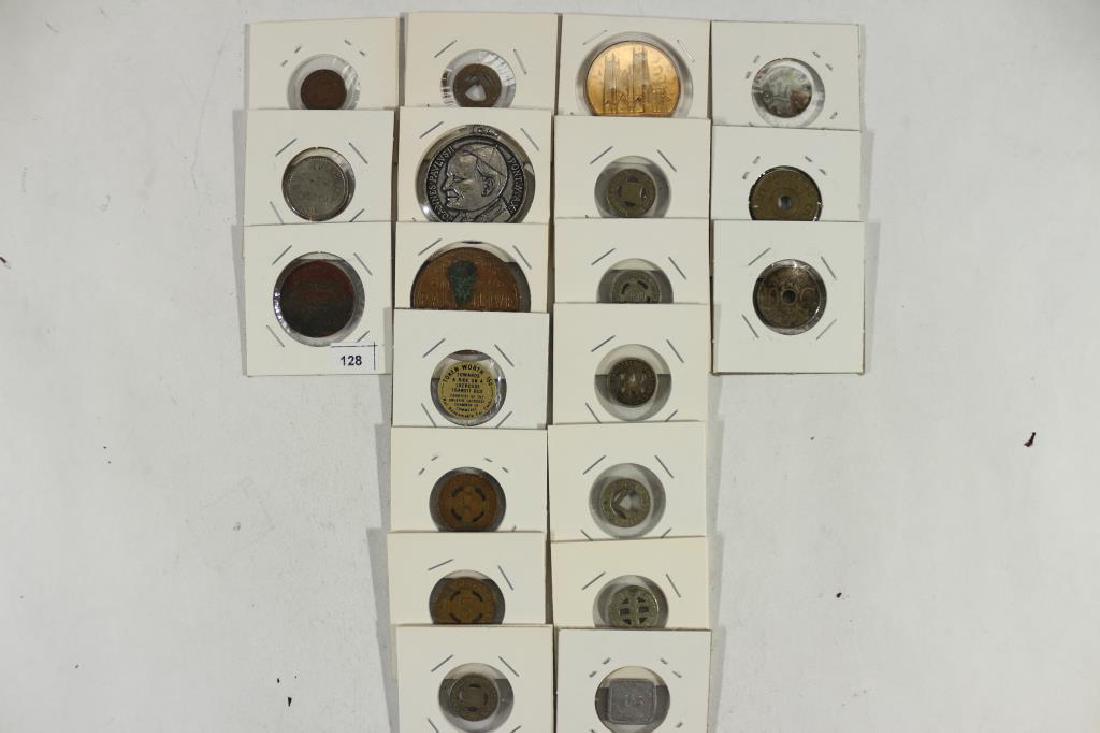 20 ASSORTED VINTAGE TOKENS (1 of 1)