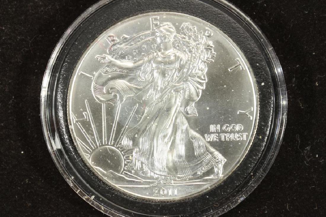 2011 AMERICAN SILVER EAGLE UNC (1 of 2)