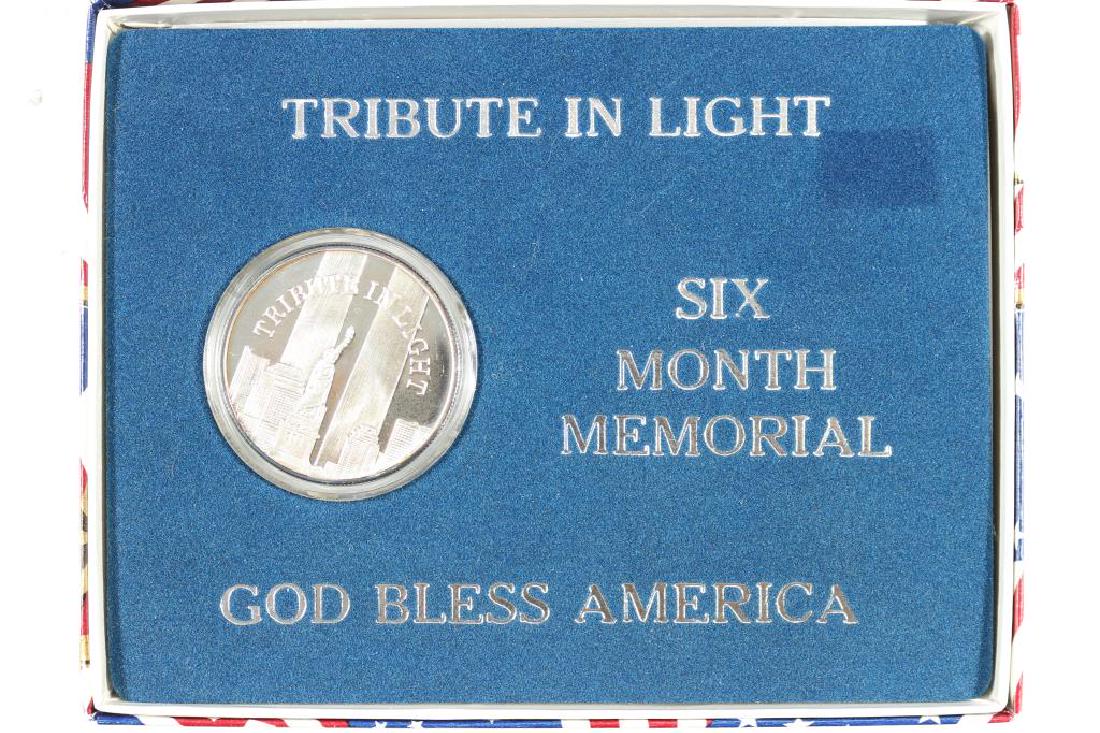 1 TROY OZ .999 FINE SILVER PROOF ROUND TRIBUTE IN (1 of 3)