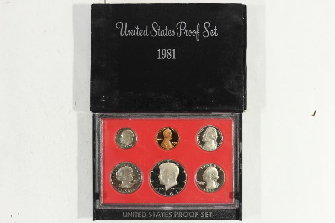 1981 US PROOF SET (WITH BOX) (1 of 2)