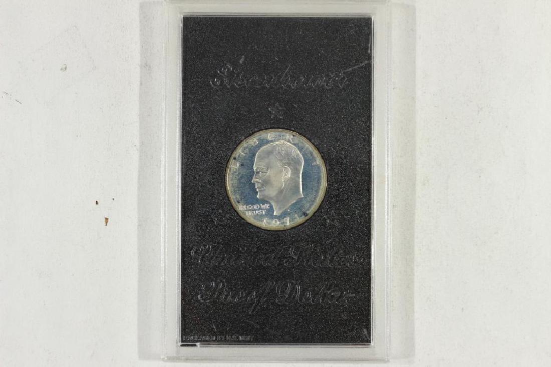 1971-S IKE SILVER DOLLAR PROOF (BROWN PACK) NO BOX (1 of 2)