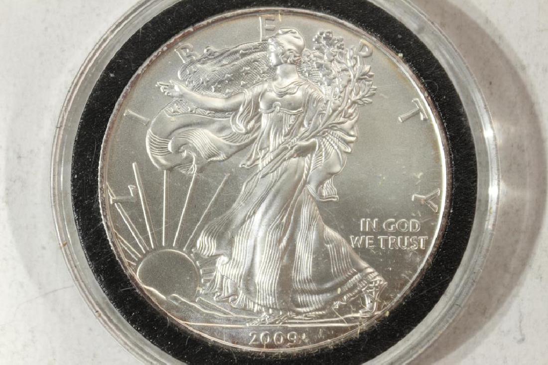 2009 AMERICAN SILVER EAGLE UNC (1 of 2)