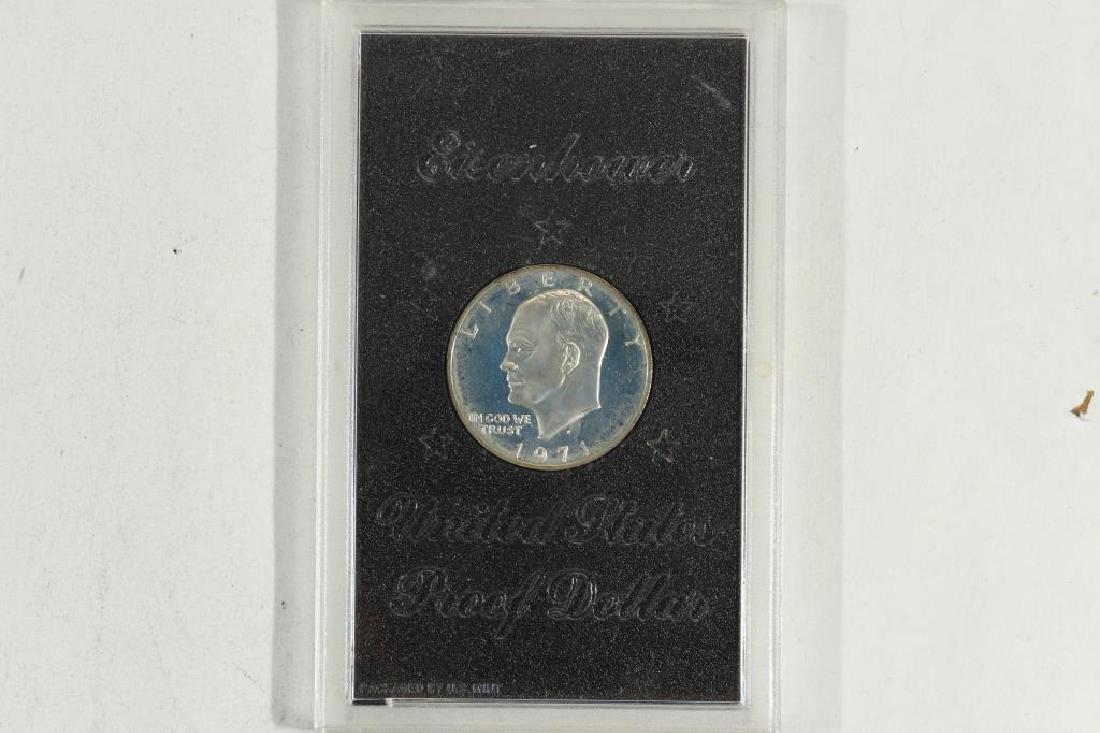 1971-S IKE SILVER DOLLAR PROOF (BROWN PACK) NO BOX (1 of 2)