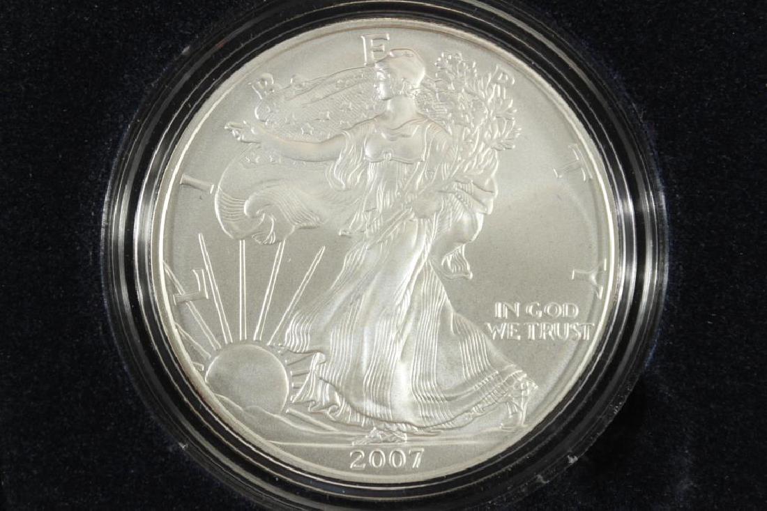 2007-W AMERICAN SILVER EAGLE UNC (1 of 3)