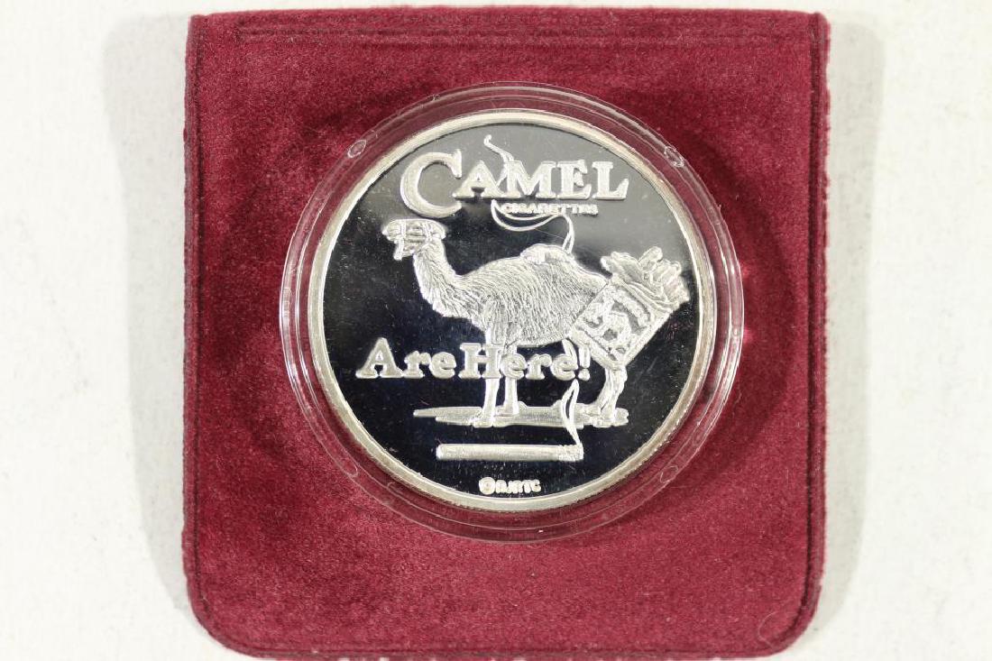 1 TROY OZ .999 FINE SILVER PROOF ROUND "CAMEL" (1 of 3)