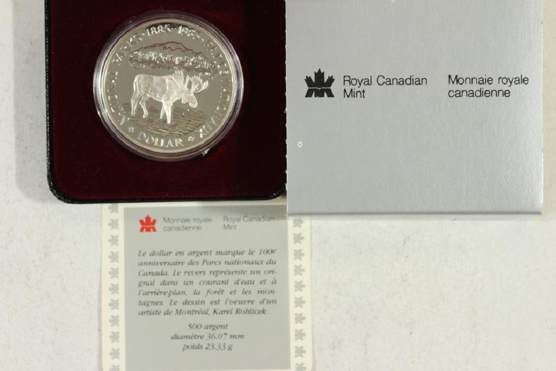 1985 CANADA N.P. SILVER DOLLAR PROOF .3750 OZ. ASW (1 of 2)