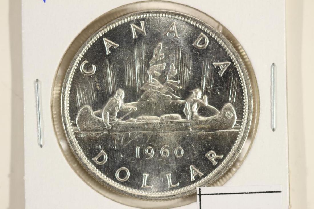 1960 CANADA SILVER DOLLAR BRILLIANT UNC (1 of 2)