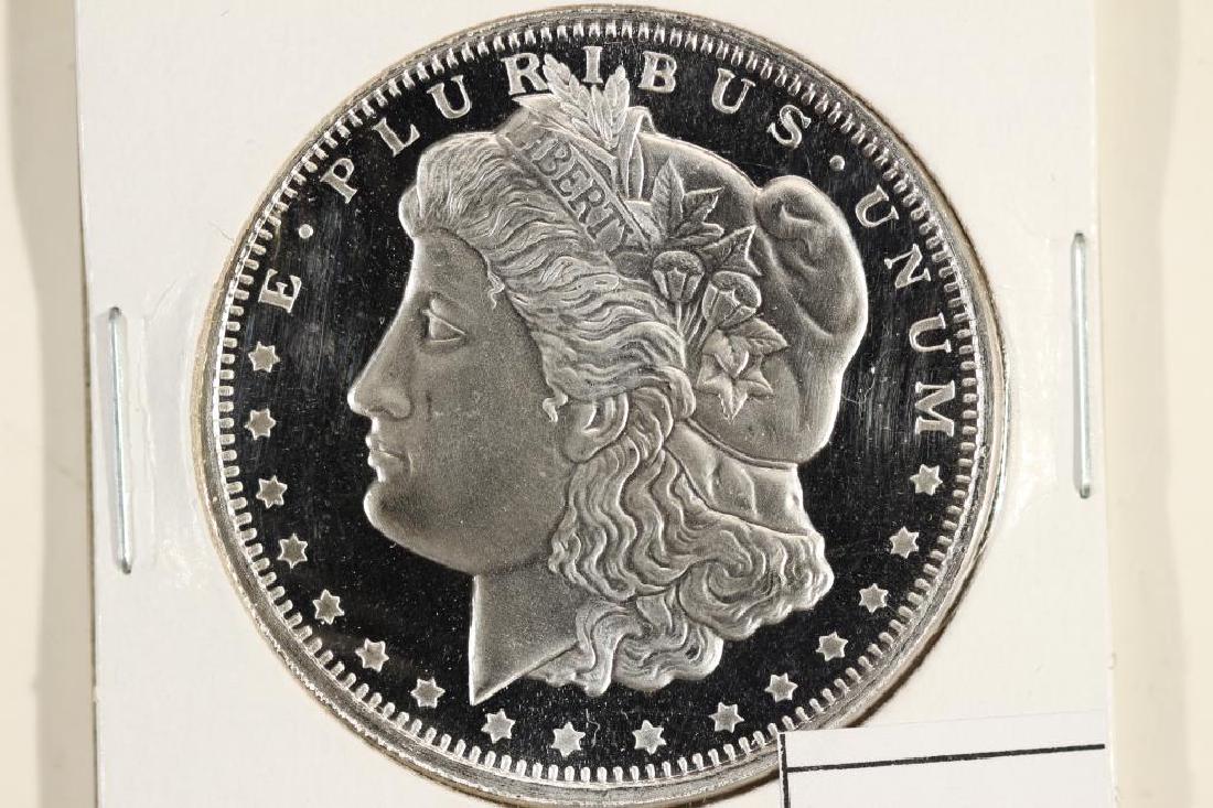 1 TROY OZ .999 FINE SILVER PROOF ROUND MORGAN: EAGLE