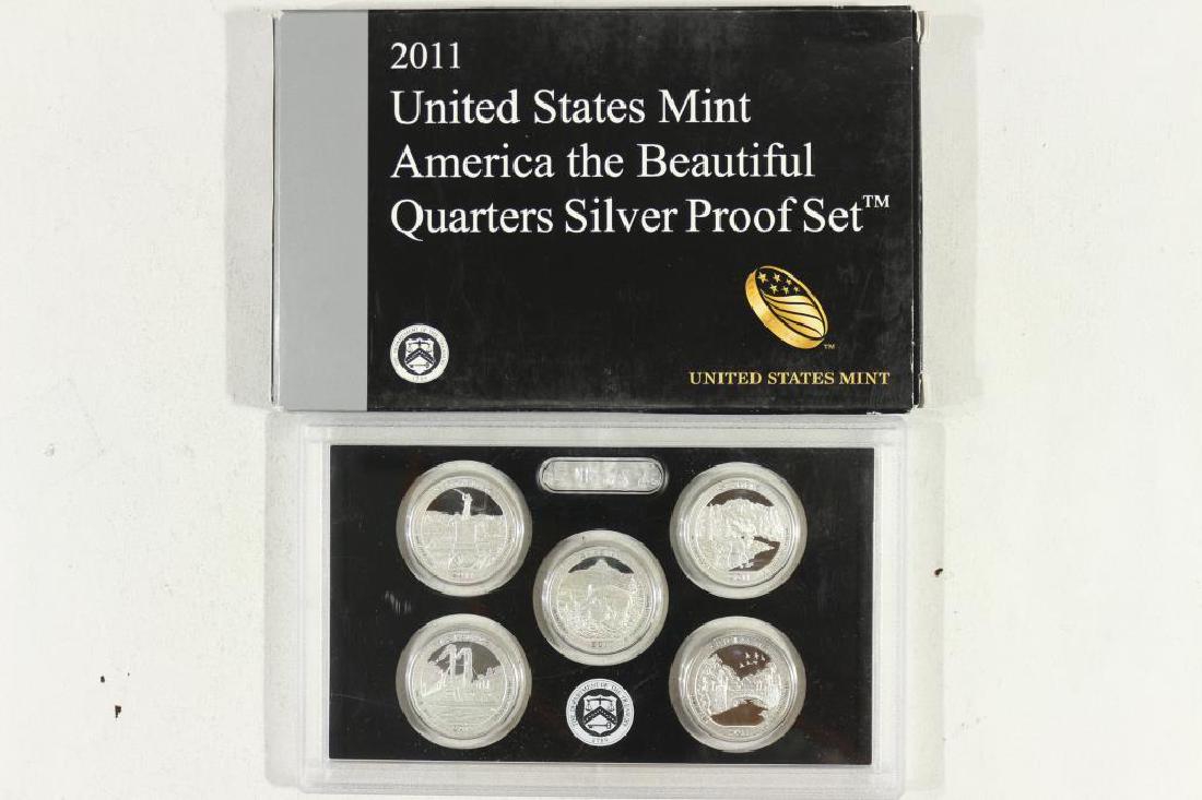 2011 US SILVER AMERICA THE BEAUTIFUL QUARTERS (1 of 2)