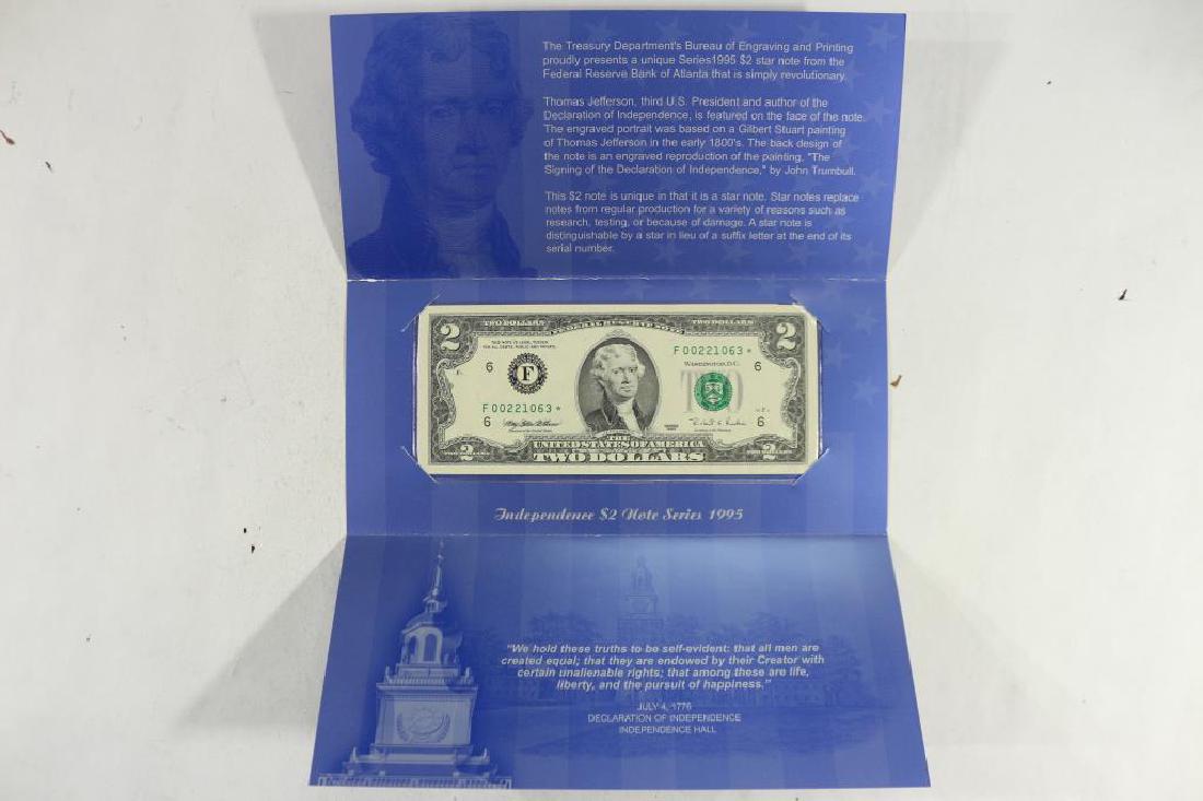1995-$2 FRN ATLANTA INDEPENDENCE $2 NOTE SERIES (1 of 3)