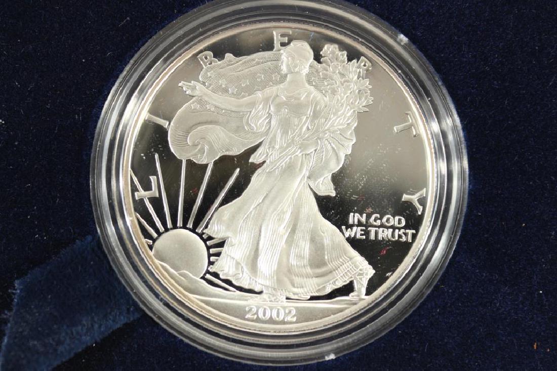 2002-W PROOF AMERICAN SILVER EAGLE (1 of 3)