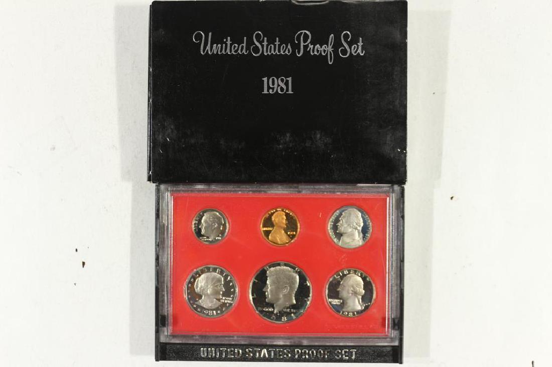 1981 US PROOF SET (WITH BOX) (1 of 2)