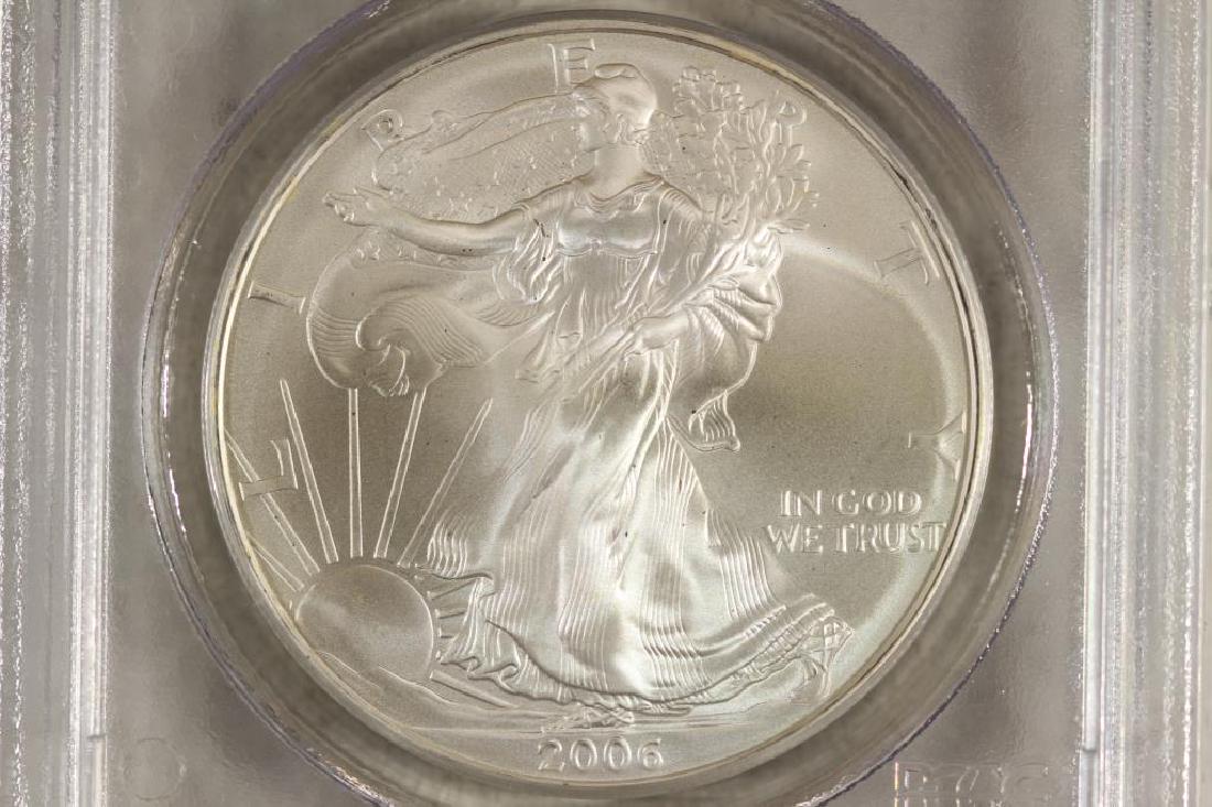 2006 AMERICAN SILVER EAGLE PCGS MS69 1ST STRIKE (1 of 3)