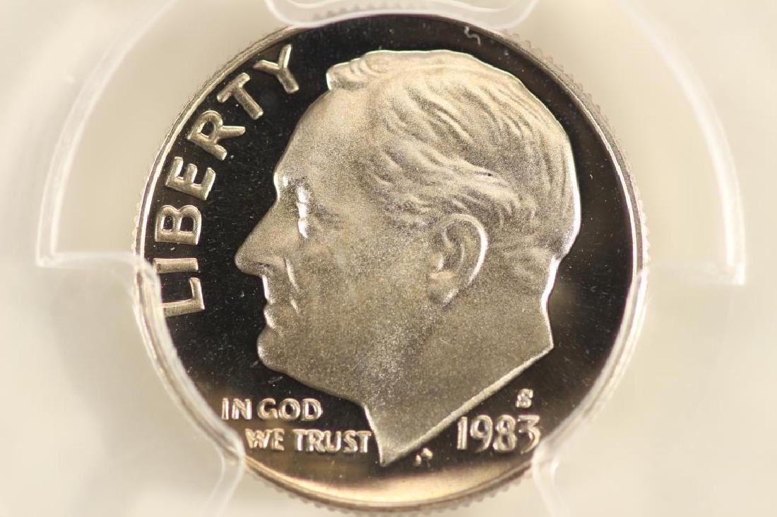 1983-S ROOSEVELT DIME PCGS PR69 DCAM: You must call us at 1-763-862-8302 or email us at bidalotauction@aol.com with your credit card number directly. Thanks.