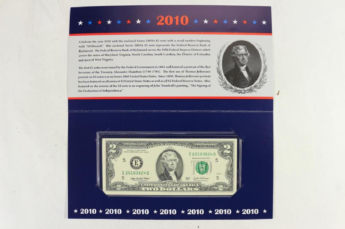 2010 RICHMOND $2 SINGLE NOTE CRISP UNC (1 of 3)
