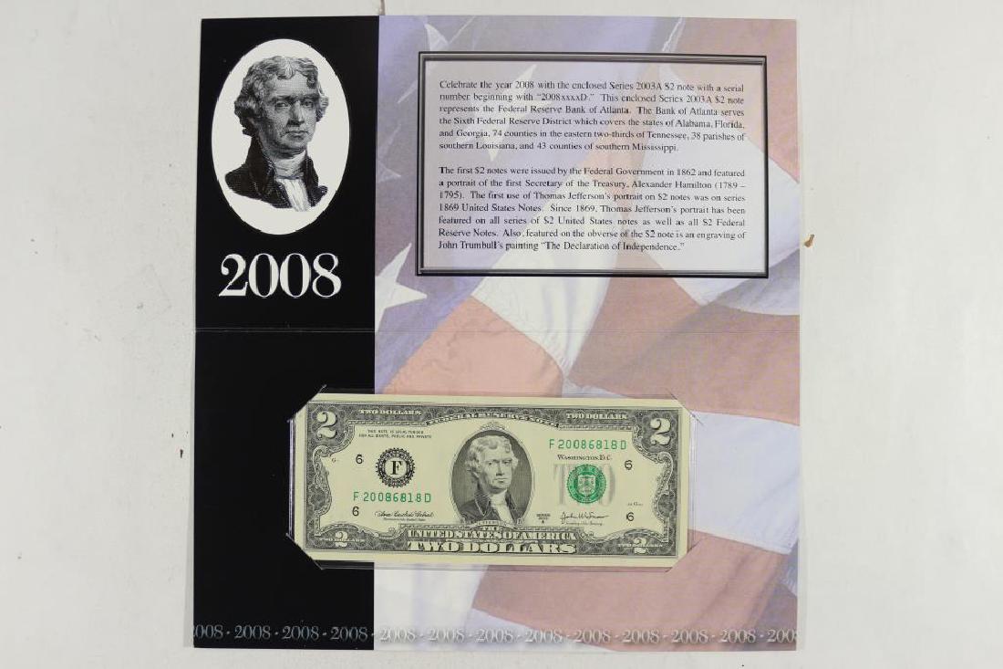 2008 ATLANTA $2 SINGLE NOTE 2003-A $2 FRN (1 of 3)