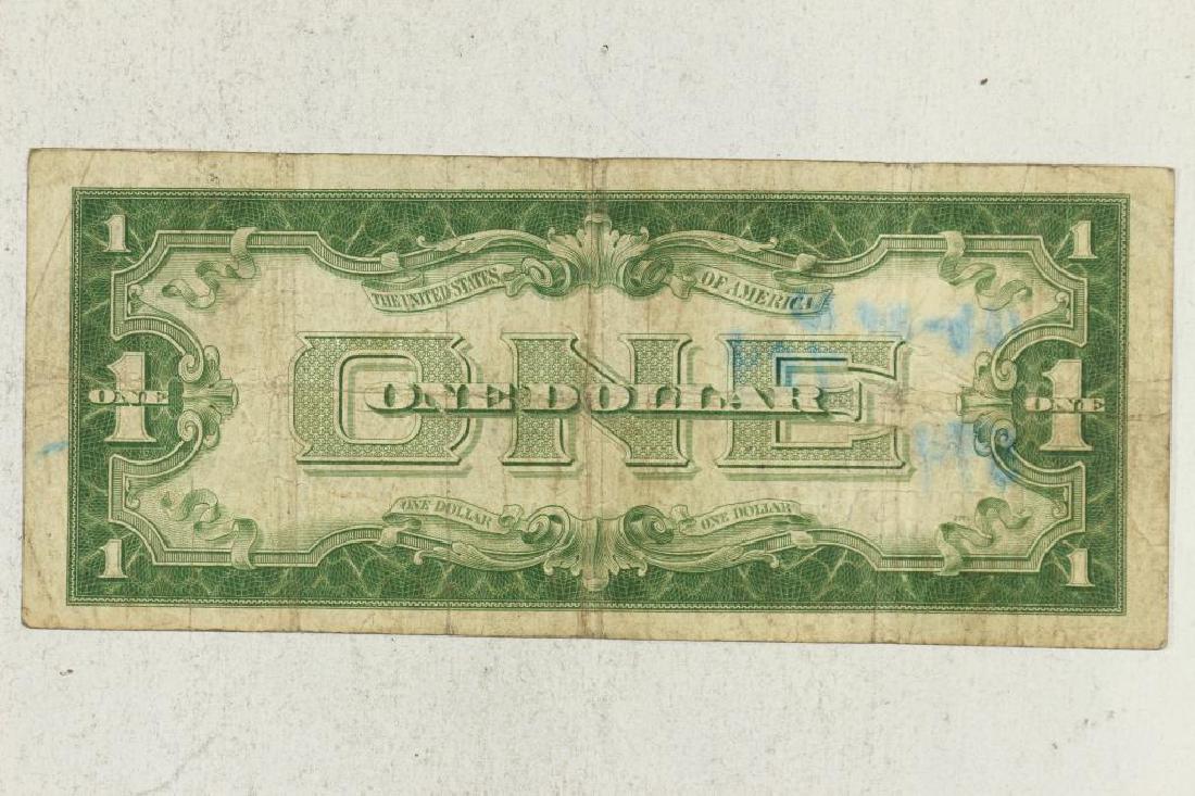1934 $1 FUNNY BACK SILVER CERTIFICATE WITH INK (1 of 2)