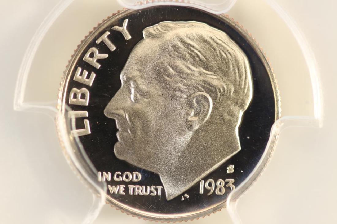 1983-S ROOSEVELT DIME PCGS PR69 DCAM: You must call us at 1-763-862-8302 or email us at bidalotauction@aol.com with your credit card number directly. Thanks.