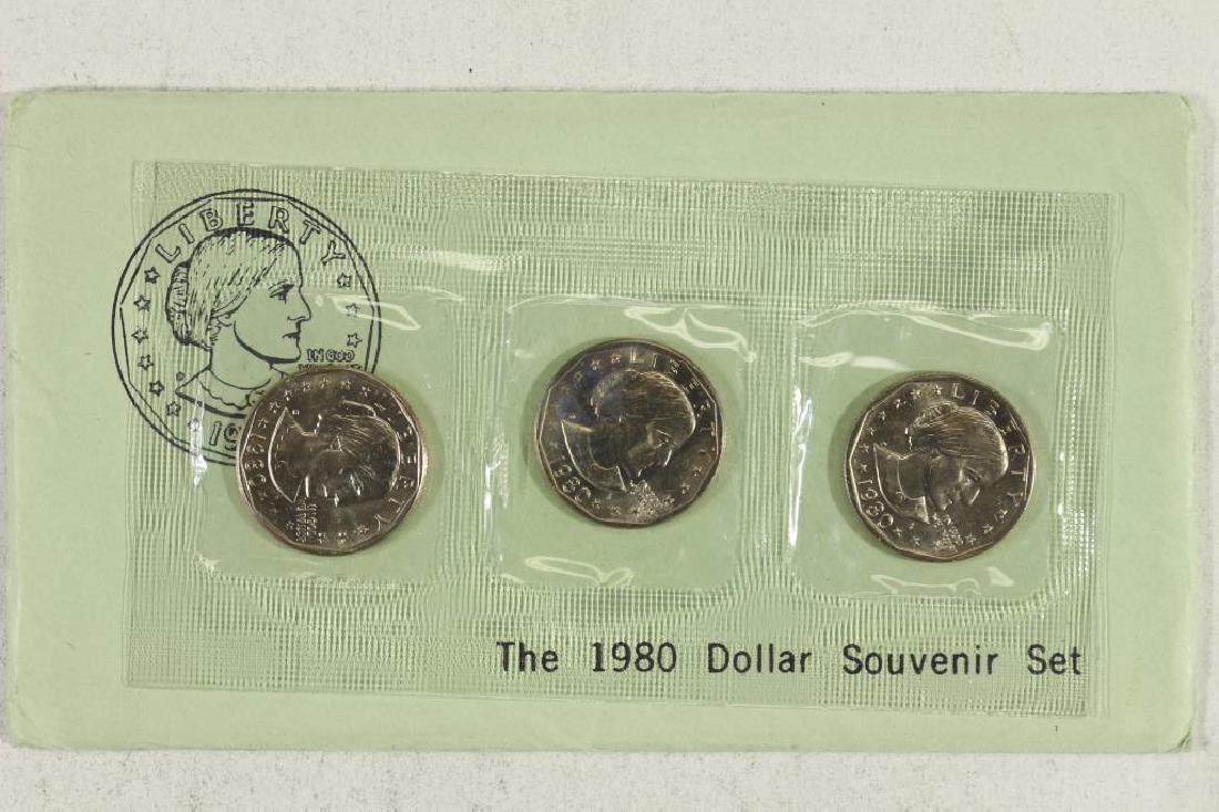 1980-P/D/S SBA DOLLAR SOUVENIR SET (1 of 2)