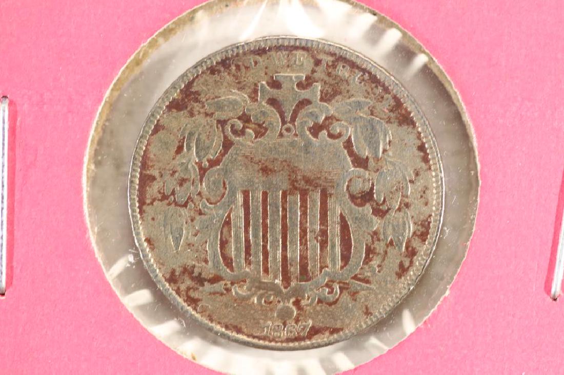 1867 SHIELD NICKEL (1 of 2)