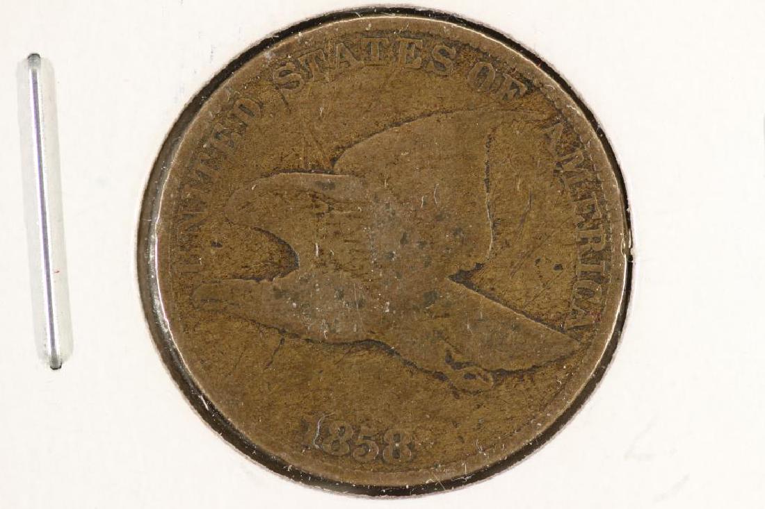 1858 (LARGE LETTER) FLYING EAGLE CENT (1 of 2)