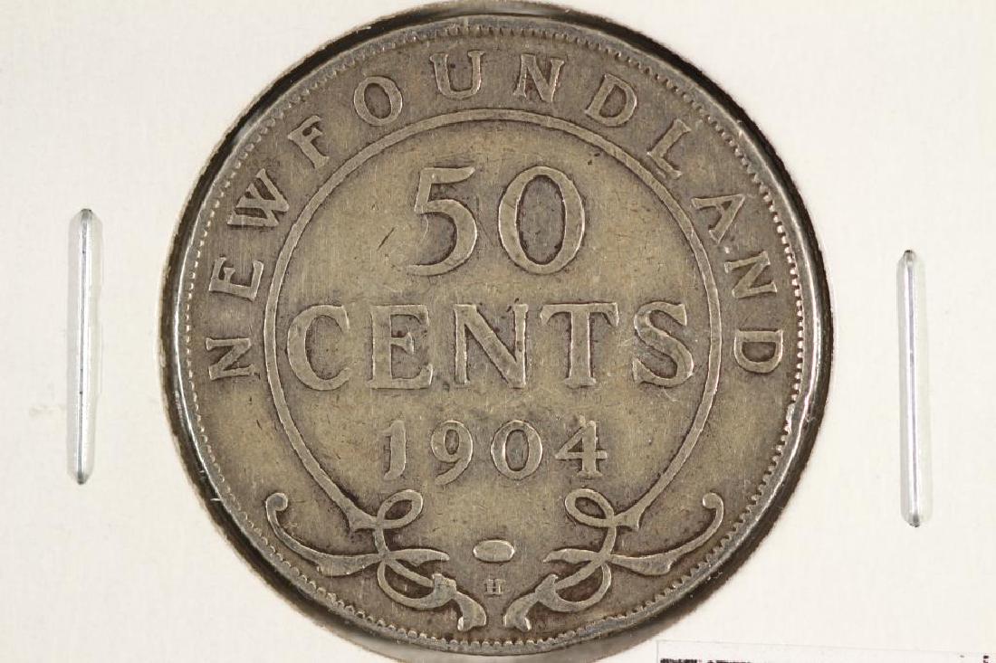 1904-H NEWFOUNDLAND SILVER 50 CENT (1 of 2)