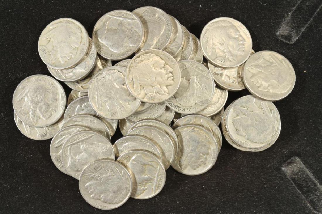 40 ASSORTED 1937 BUFFALO NICKELS (1 of 1)