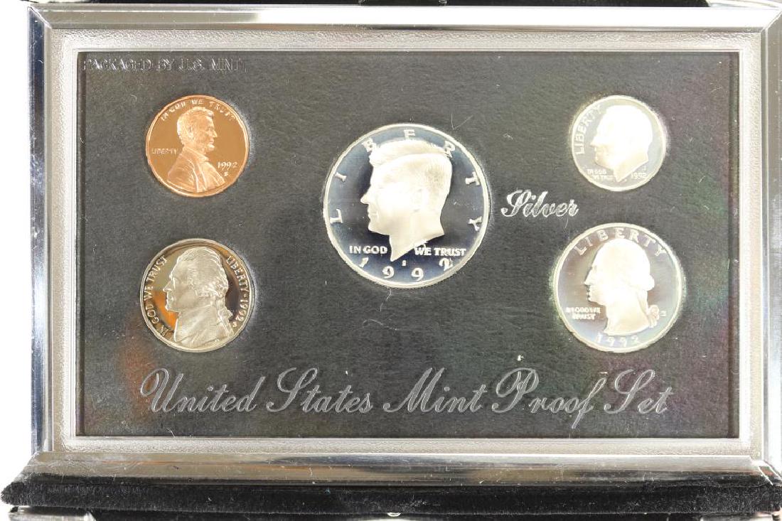 1992 US SILVER PREMIER PROOF SET (WITH BOX) (1 of 3)