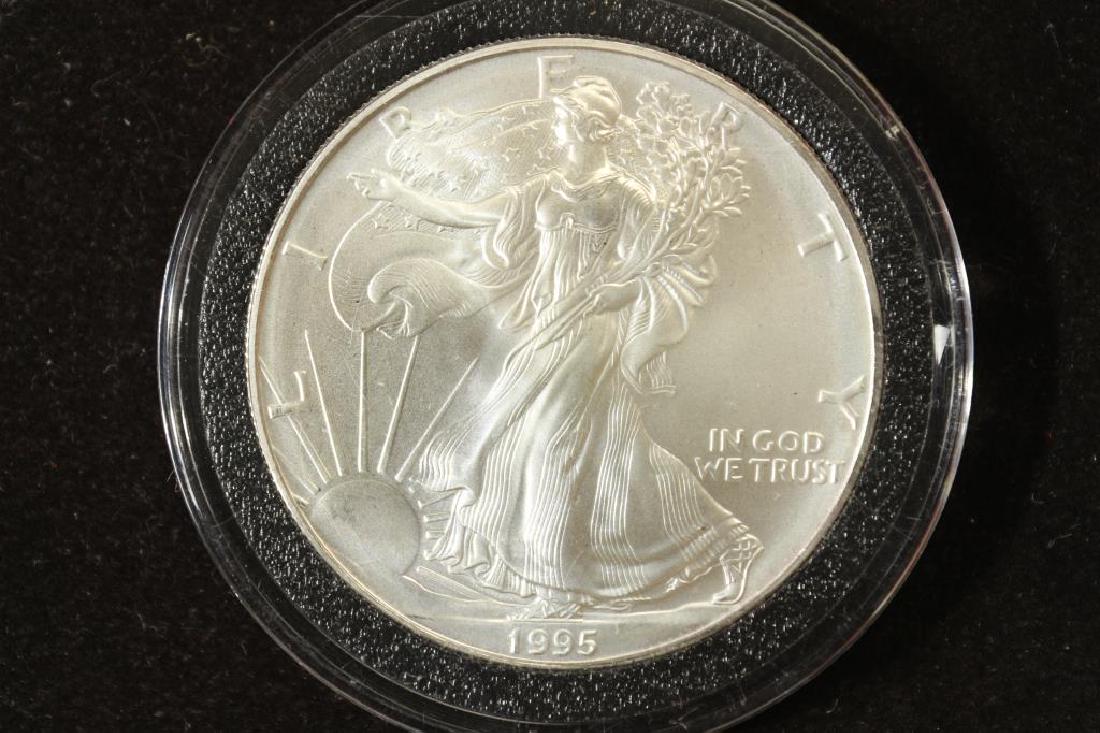 1995 AMERICAN SILVER EAGLE UNC (1 of 2)