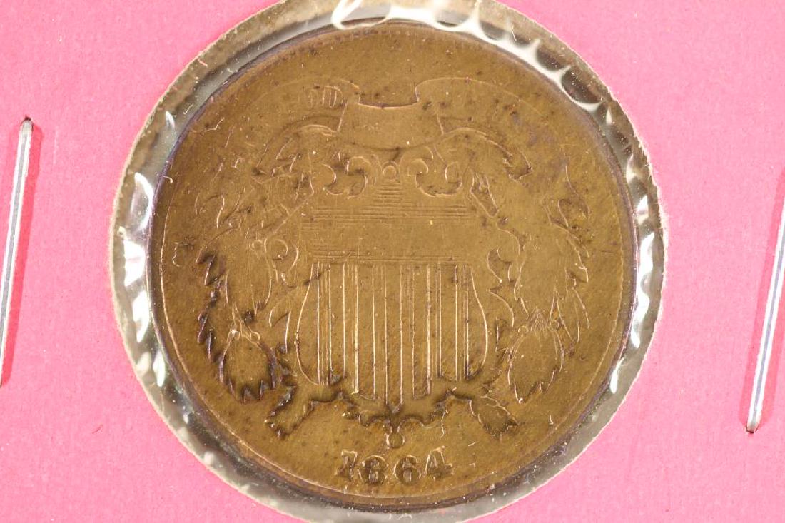 1864 US TWO CENT PIECE: You must call us at 1-763-862-8302 or email us at bidalotauction@aol.com with your credit card number directly. Thanks.