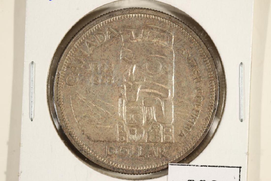 1958 CANADA TOTEM SILVER DOLLAR: You must call us at 1-763-862-8302 or email us at bidalotauction@aol.com with your credit card number directly. Thanks.