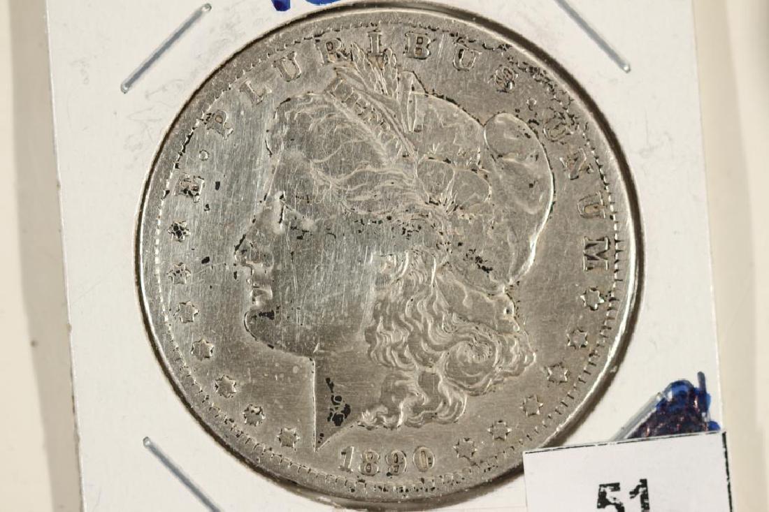 1890-CC MORGAN SILVER DOLLAR (1 of 2)