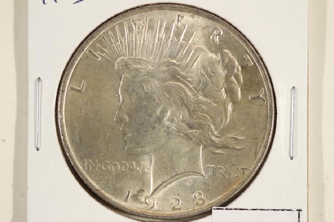 1923 PEACE SILVER DOLLAR BRILLIANT UNC (1 of 2)