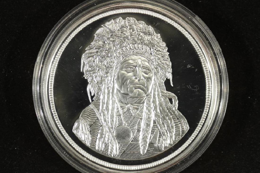 5 TROY OZ. .999+ FINE SILVER PROOF ROUND RUNNING (1 of 2)