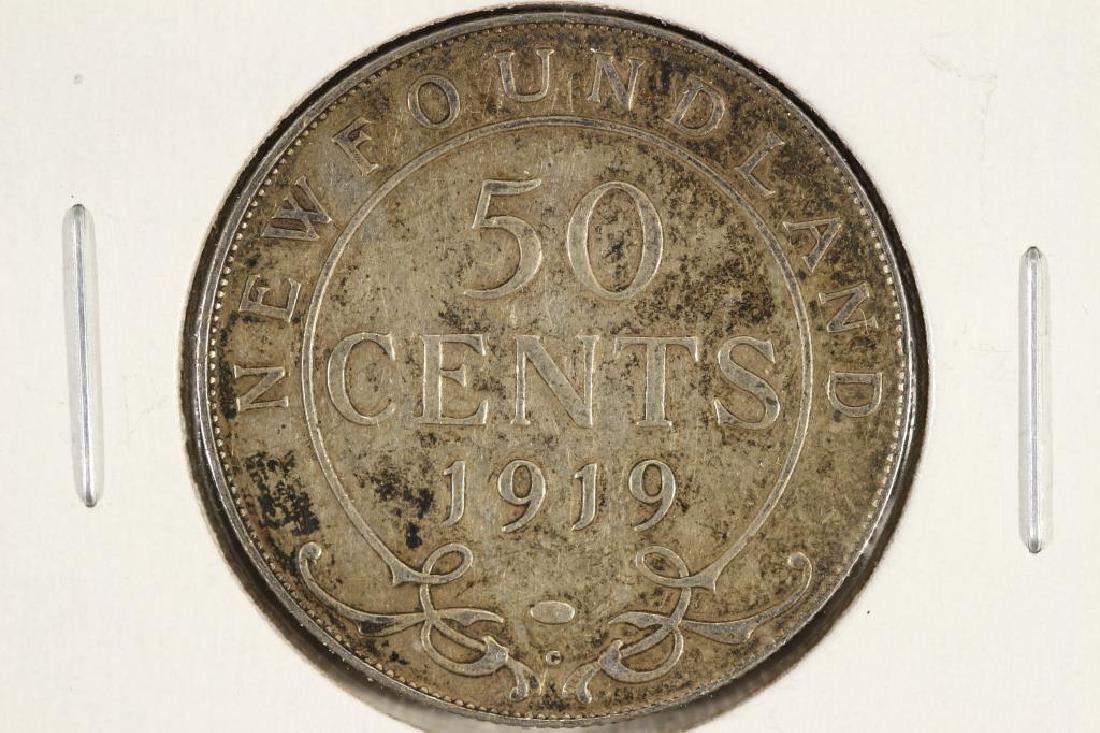 1919-C NEWFOUNDLAND SILVER 50 CENT (1 of 2)