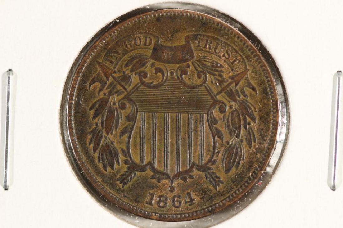 1864 US TWO CENT PIECE (1 of 2)