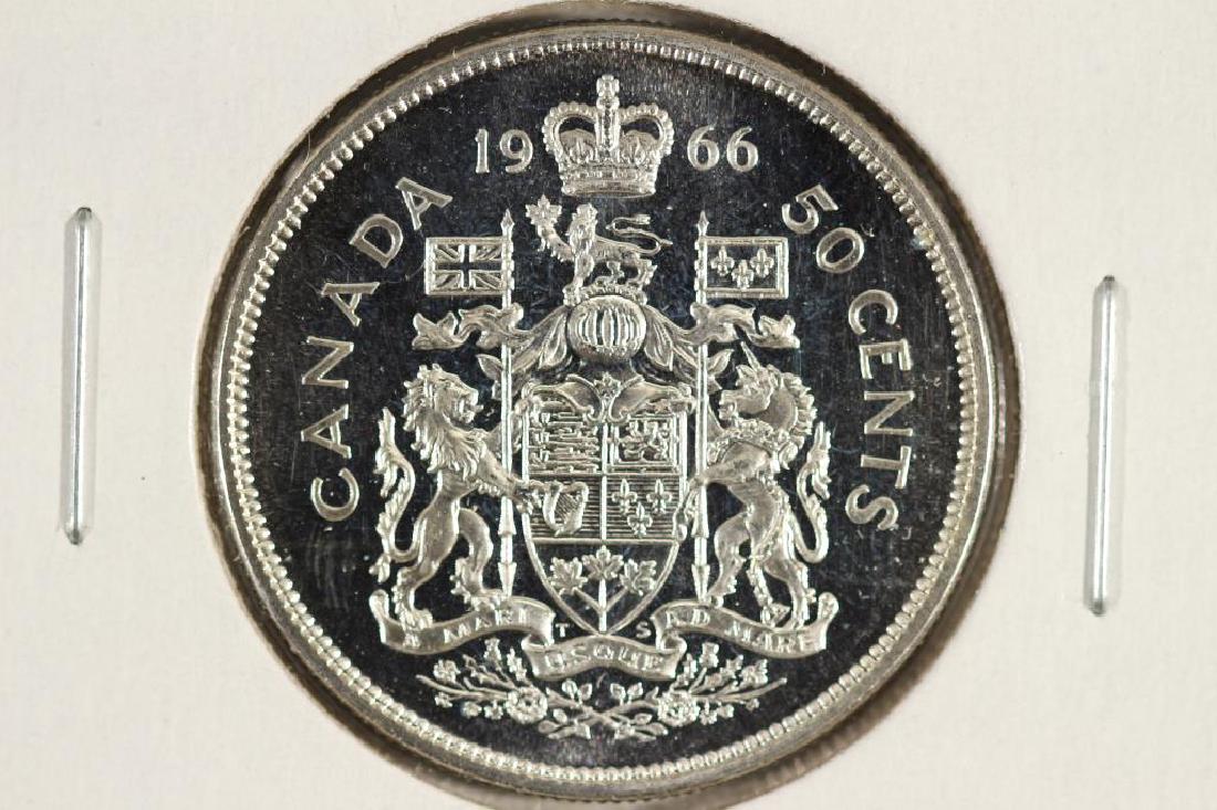 1966 CANADA SILVER 50 CENTS (PF LIKE) (1 of 2)
