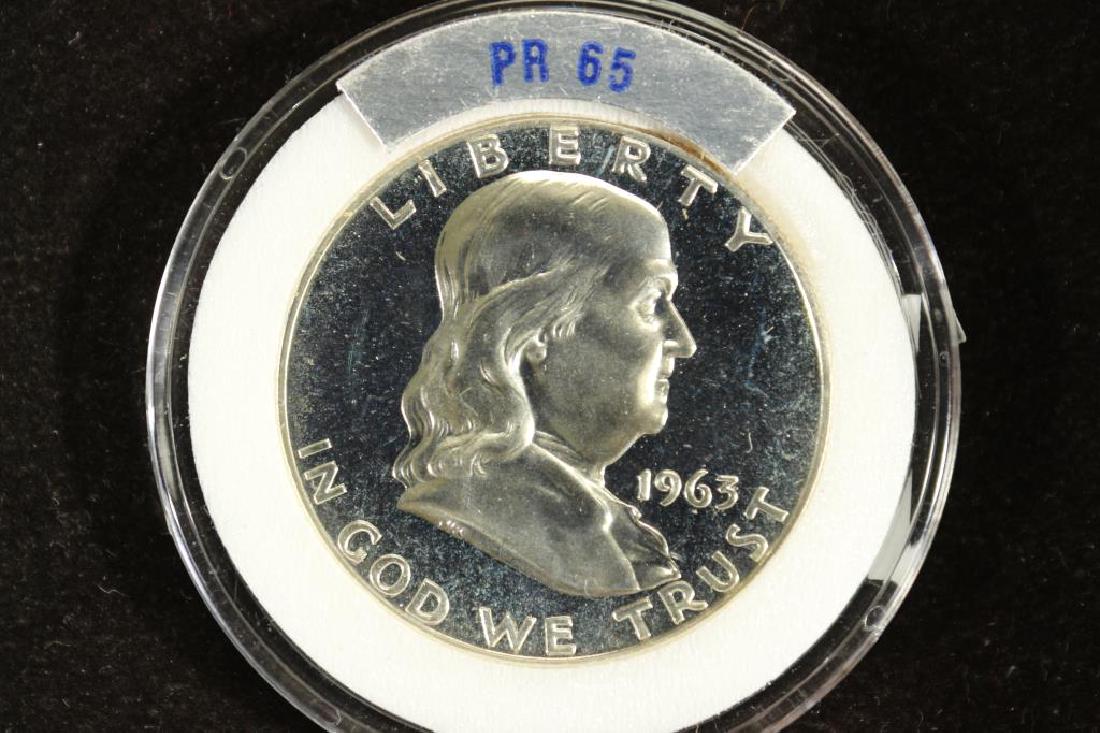 1963 PROOF FRANKLIN HALF DOLLAR (1 of 2)