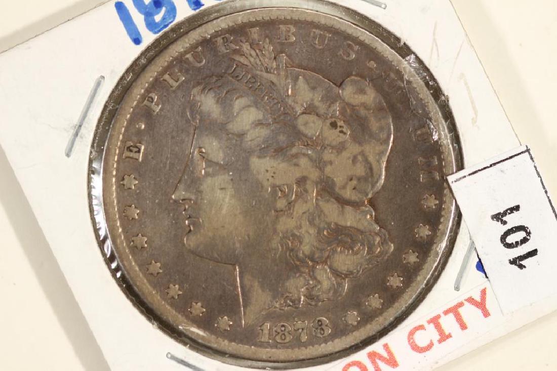 1878-CC MORGAN SILVER DOLLAR (1 of 2)