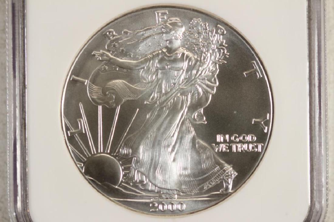 2000 AMERICAN SILVER EAGLE NGC MS69 (1 of 3)