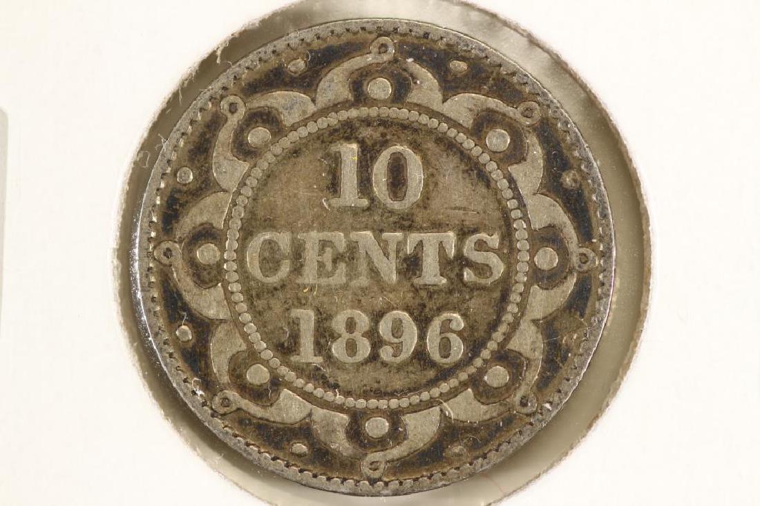 1896 NEWFOUNDLAND SILVER 10 CENT (1 of 2)