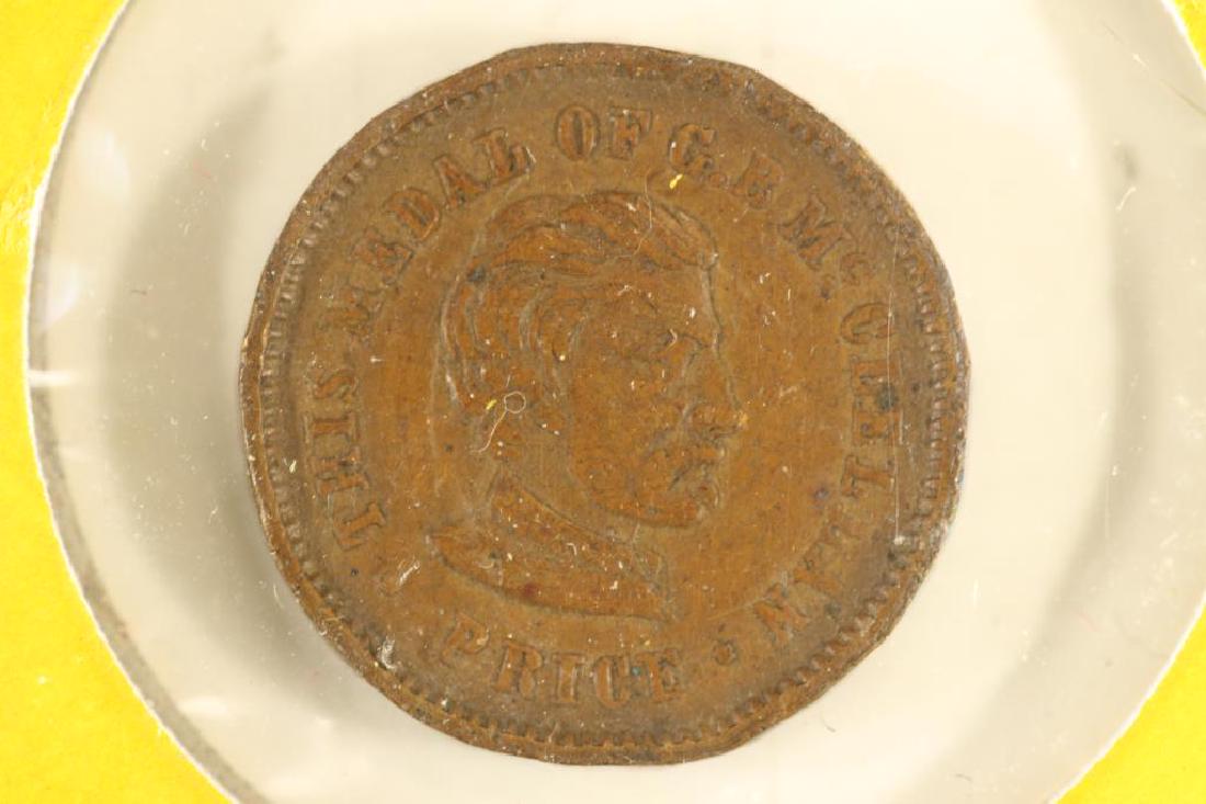 CIVIL WAR TOKEN 1 CENT THIS MEDAL OF G.B.MC. (1 of 2)