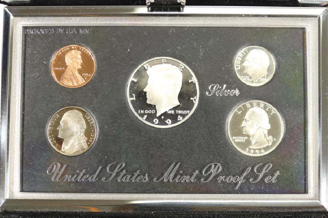 1994 US SILVER PREMIER PROOF SET (WITH BOX) (1 of 3)