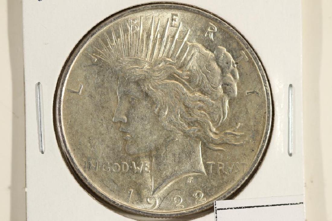 1922 PEACE SILVER DOLLAR BRILLIANT UNC (1 of 2)