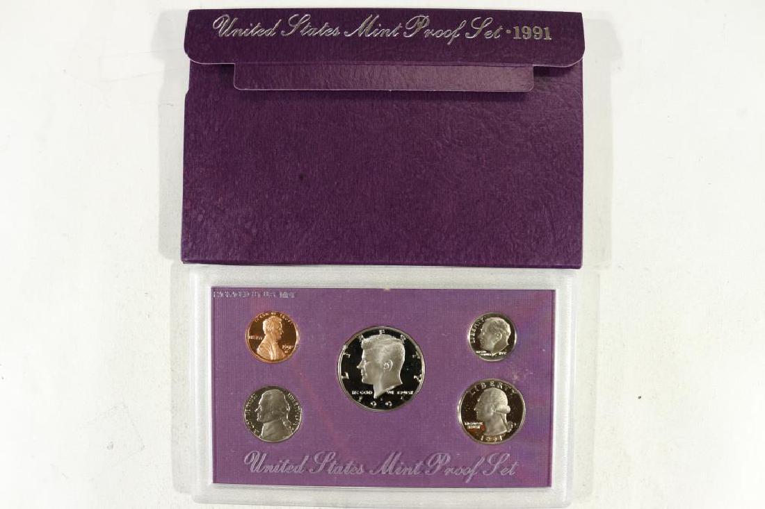 1991 US PROOF SET (WITH BOX) (1 of 2)