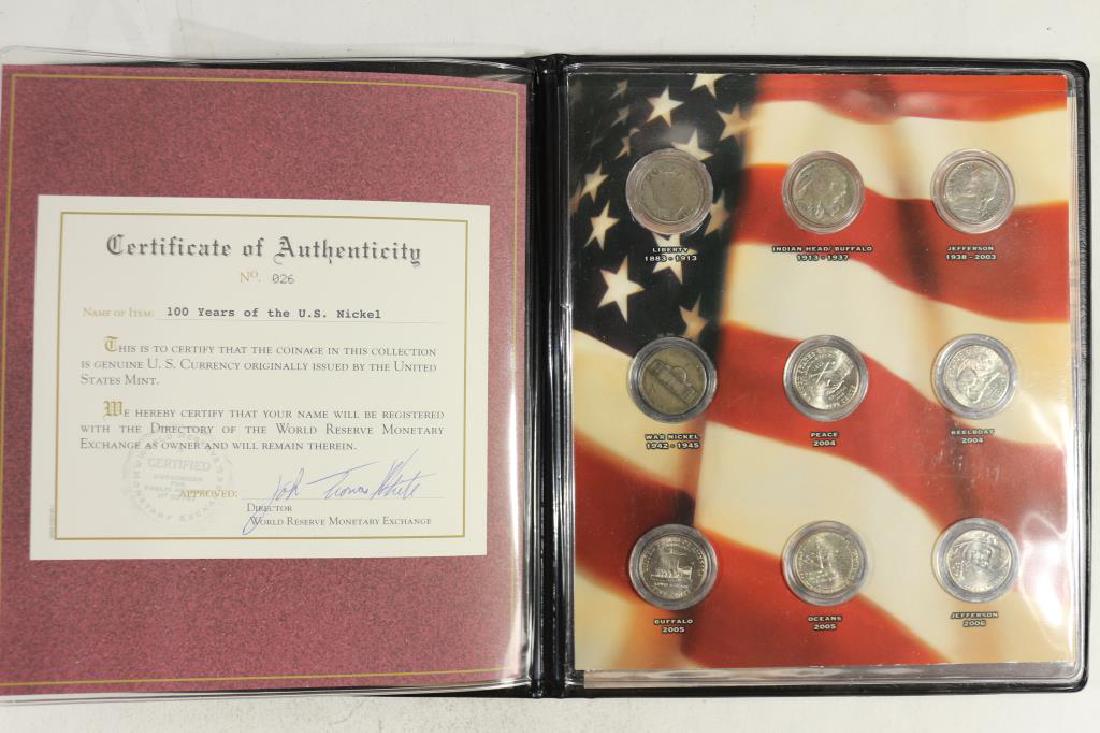 US 100 YEARS OF THE NICKEL SET INCLUDES (1 of 3)