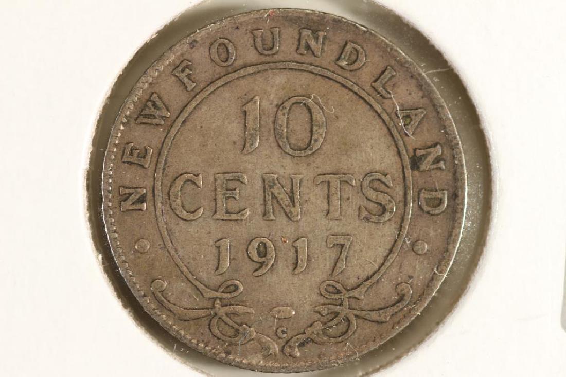 1917-C NEWFOUNDLAND SILVER 10 CENTS (1 of 2)