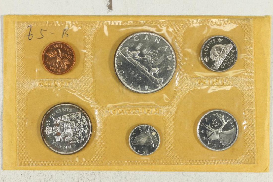 1965 CANADA SILVER (PF LIKE) SET WITH ENVELOPE (1 of 2)