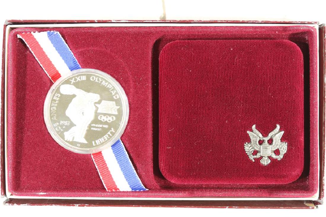 1983-S US OLYMPIC PROOF SILVER DOLLAR (1 of 3)